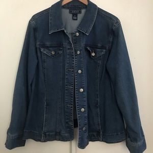 Charter Club Denim Jean Jacket with pockets